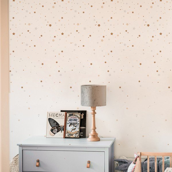 Vaikiški tapetai 50x280 cm Simple Stars - Dekornik-image-1
