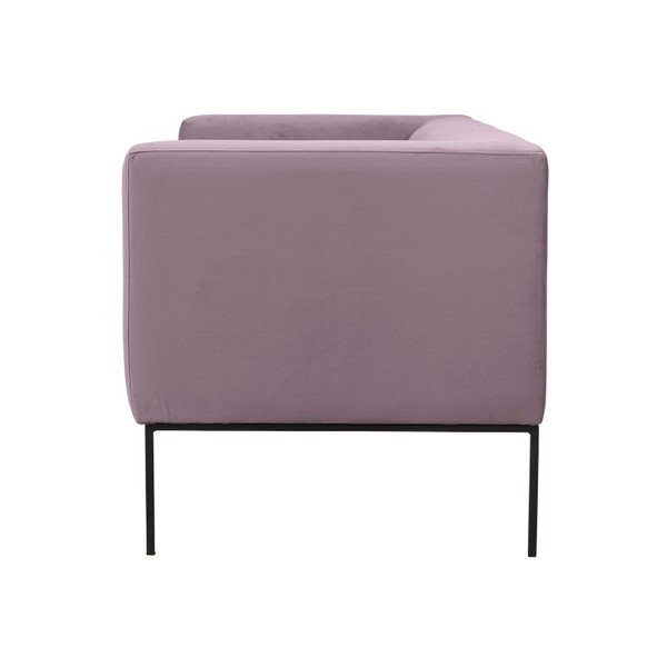Rausva aksominė sofa Windsor & Co Sofas Neptune, 195 cm-image-3