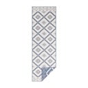 Mėlynos ir kreminės spalvos dvipusis lauko kilimas NORTHRUGS Malibu, 350 x 80 cm