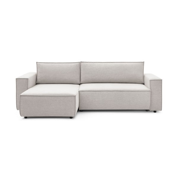 Sulankstoma kampinė sofa smėlio spalvos (modulinė) Nihad – Bobochic Paris-image-3