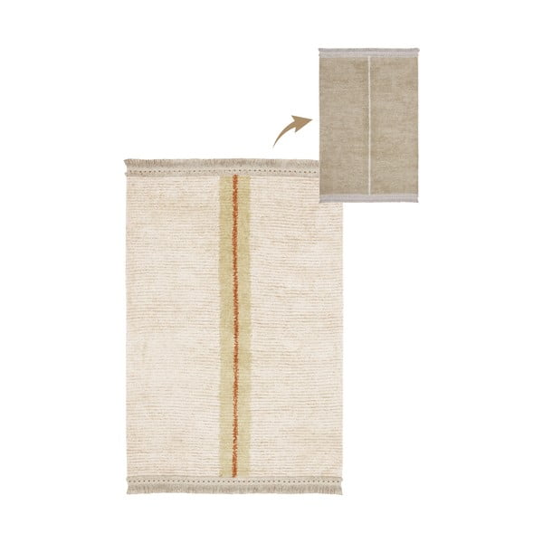 Iš medvilnės kilimas smėlio spalvos 170x240 cm Duetto Sage – Lorena Canals-image-3