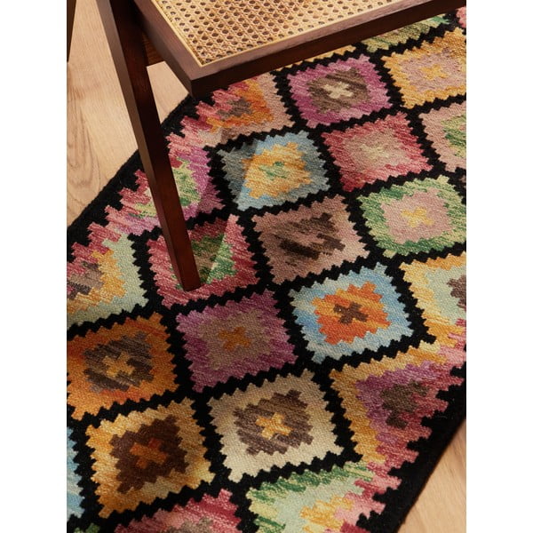 Apverčiamas/rankų darbo iš vilnos kilimas 60x190 cm Kamal Zara – Nouristan-image-3