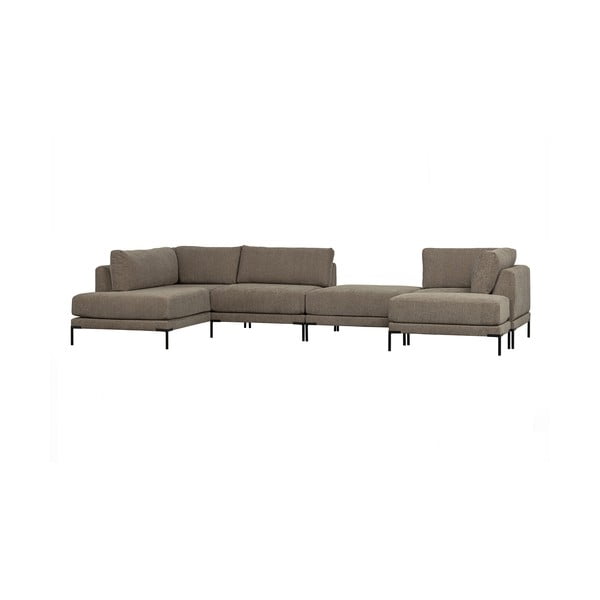 Modulinė sofa khaki spalvos (su kairiuoju kampu) Couple – WOOOD-image-3