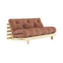 Oranžinė sofa lova 160 cm Roots - Karup Design
