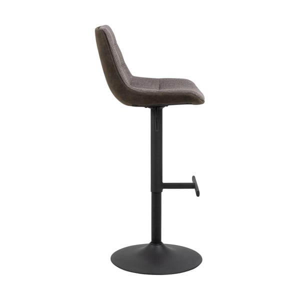 Reguliuojamo aukščio baro taburetė pilkos spalvos (sėdynės aukštis 86 cm) Adisa – Actona-image-3