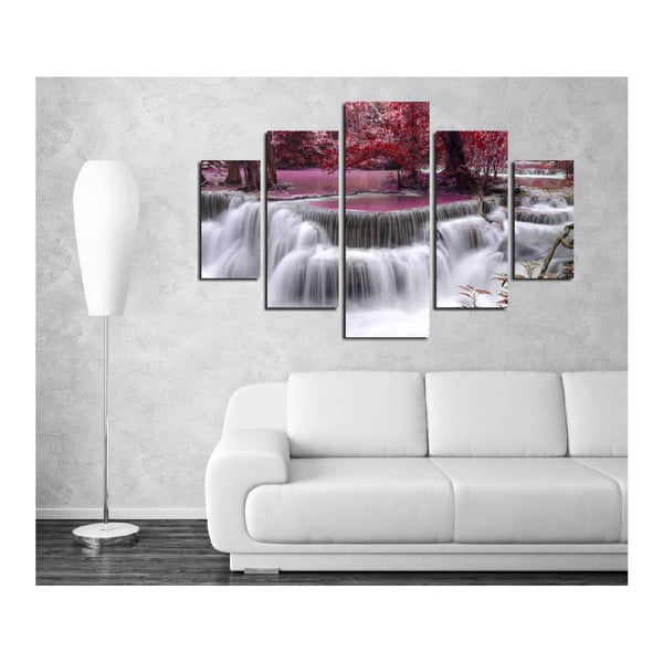 Kelių dalių paveikslas Waterfall, 92 x 56 cm-image-1