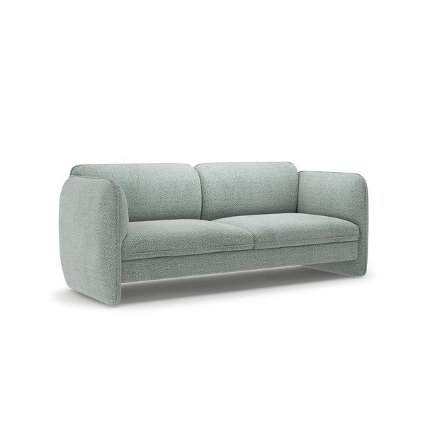 Mėlynos spalvos sofa iš šenilinio audinio 204 cm Georgia – Micadoni -image-2