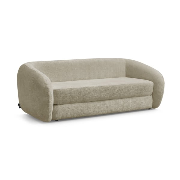 Šviesiai rudos spalvos iš šenilinio audinio sulankstoma sofa 228 cm Neyo – Bobochic Paris-image-3