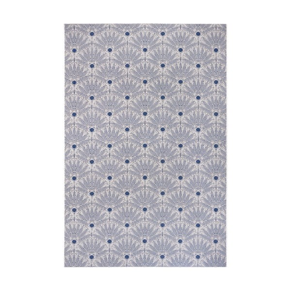 Mėlynos ir pilkos spalvos lauko kilimas Ragami Amsterdam, 80 x 150 cm