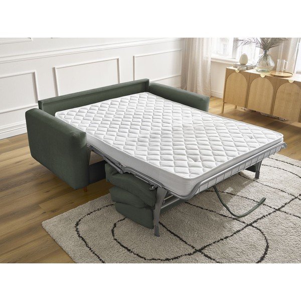 Žalios spalvos sofa miegojimui/sulankstoma 220 cm Cocoone – Bobochic Paris-image-1