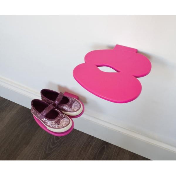 "J-ME Footprint" vaikiškų batų lentyna, rožinė