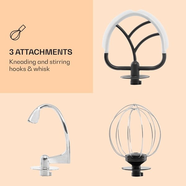 Raudonas virtuvės kombainas Klarstein Bella Robusta-image-4