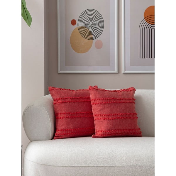 Dekoratyviniai pagalvių užvalkalai 2 vnt. 43x43 cm Tuffet – Mioli Decor-image-1