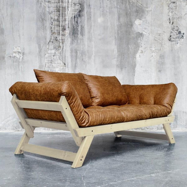 Sofa "Karup Vintage Bebop Natural/Cognac-image-1
