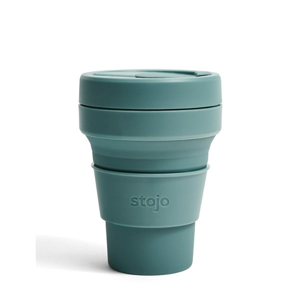 Tamsiai žalias kelioninis puodelis Stojo, 355 ml