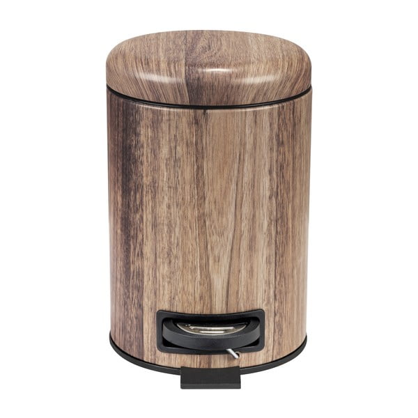 Plieninė šiukšlių dėžė su pedalu 3 l Acacia - Wenko-image-1
