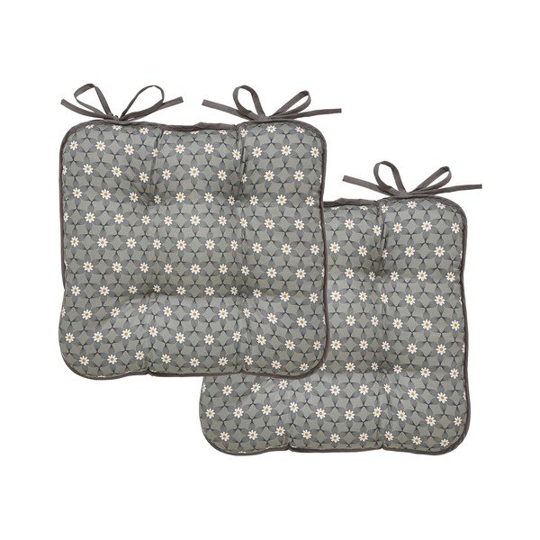 Cooksmart ® Purity pilka medvilninė sėdynės pagalvėlė-image-4