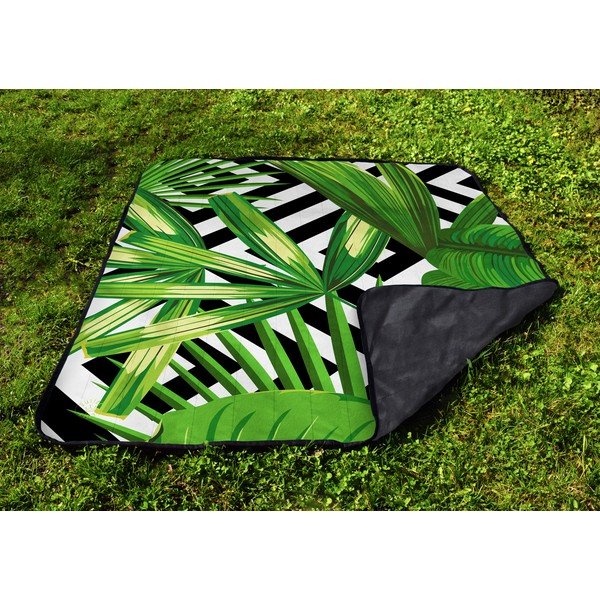 Pikniko antklodė Butter Kings Green Leafs, 180 x 145 cm-image-4