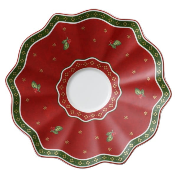 Raudona porcelianinė lėkštė Villeroy & Boch, ø 16,5 cm