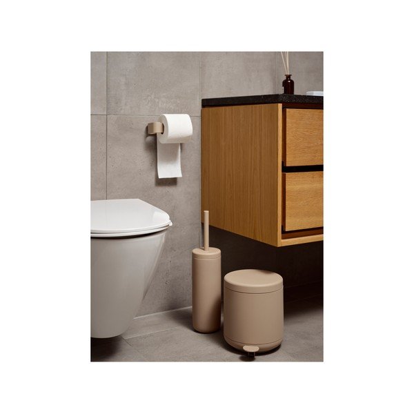 Smėlio spalvos šiukšliadėžė su pedalu 4 l Ume – Zone-image-1