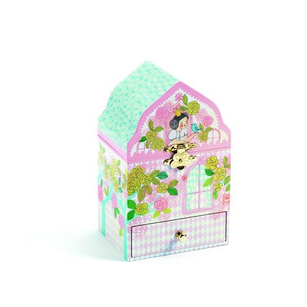 Medinė muzikinė dėžutė Djeco Princess-image-2