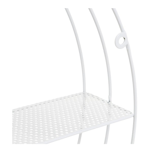 Kelių aukštų sieninė lentyna baltos spalvos 50 cm – Casa Selección-image-2