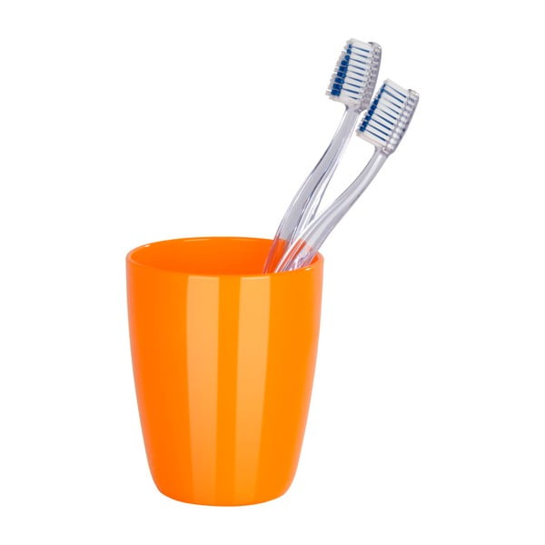 Oranžinis dantų šepetėlio puodelis "Wenko Cocktail Orange