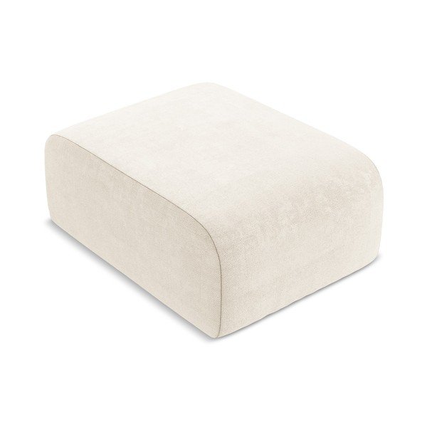 Smėlio spalvos taburetė iš šenilinio audinio Lani – Makamii-image-1