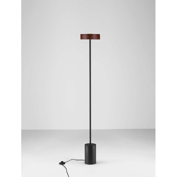 Juodos spalvos/tamsios natūralios spalvos iš metalo pastatomas šviestuvas LED (aukštis 135 cm) Thea – Nova Luce-image-3