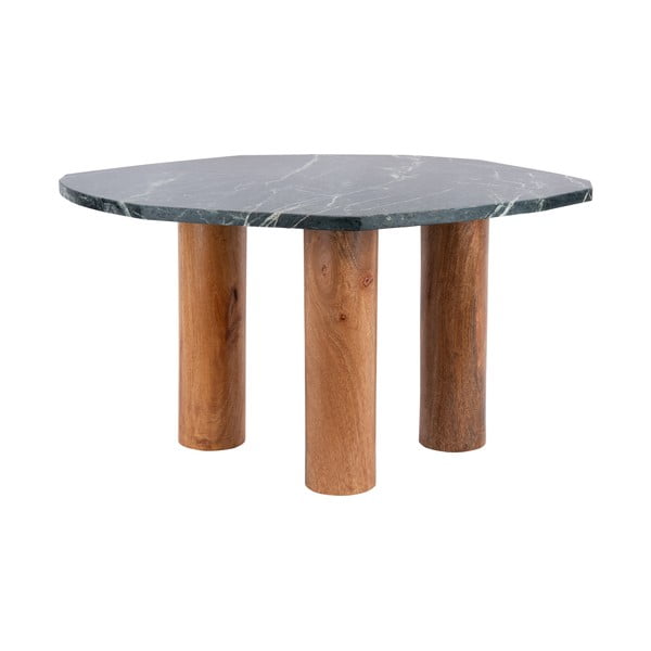 Šoninis stalas su marmuro dekoro stalviršiu 50x75 cm Organic   – Leitmotiv-image-3