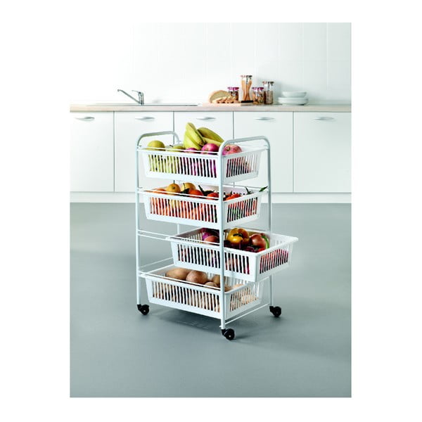 Mobili lentyna su 4 krepšeliais Metaltex India, 35 cm ilgio-image-2