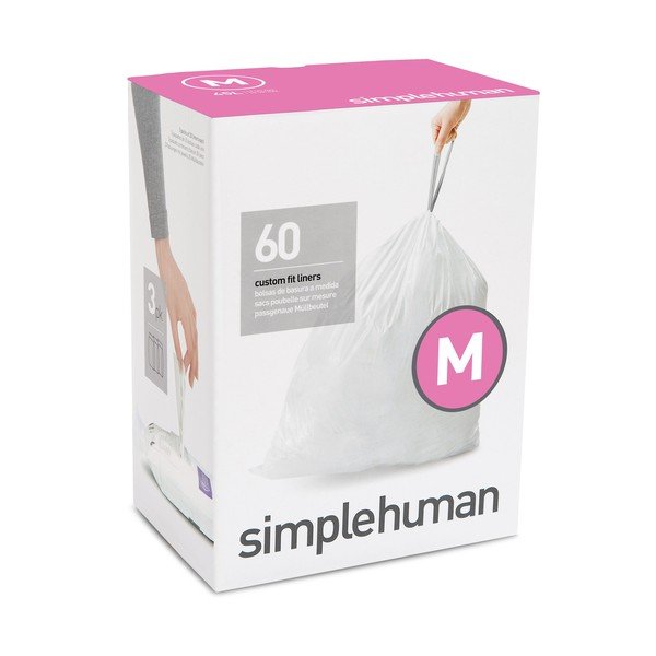 M tipo šiukšlių maišai Simplehuman, 60 vnt.