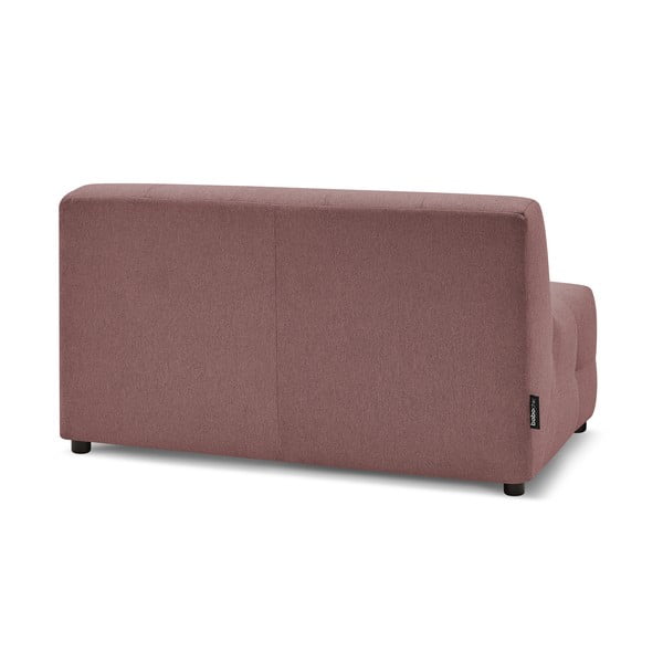 Tamsiai rožinės spalvos sofos modulis Kleber - Bobochic Paris-image-4