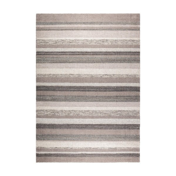 "Dutchbone Arizona" rankų darbo pilkas kilimas, 170 x 240 cm