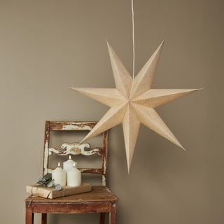 Smėlio spalvos kalėdinė šviečianti dekoracija ø 60 cm Cotton - Star Trading