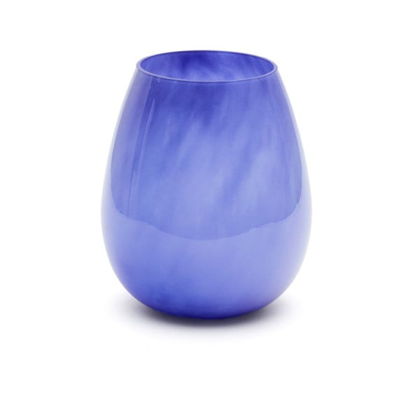 Mėlynos spalvos iš stiklo  vaza (aukštis 26 cm) Kelse – Kave Home