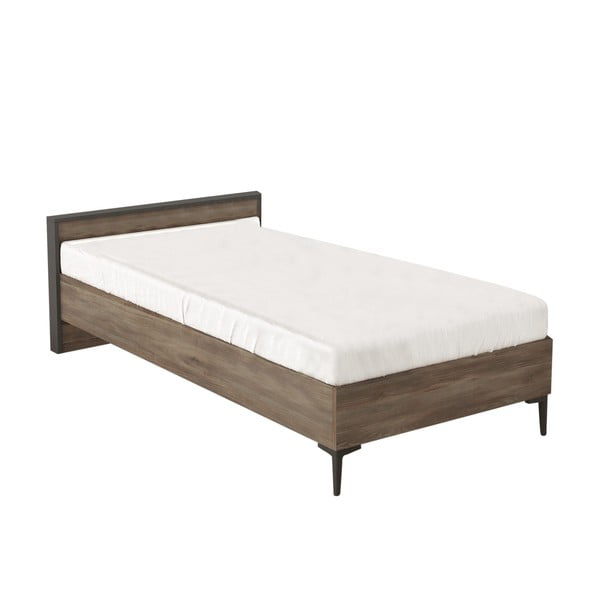 Natūralios spalvos viengulė lova 90x200 cm - Kalune Design