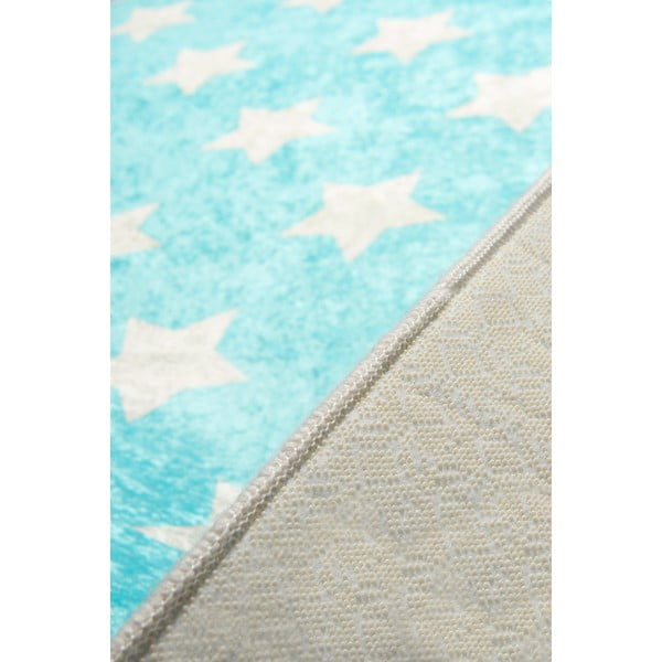 Mėlynas vaikiškas neslidus kilimas Chilai Universe, 140 x 190-image-1