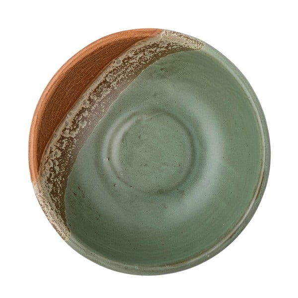 Mažas dubuo žalios spalvos/oranžinės spalvos iš akmens masės 572 ml Paula – Bloomingville-image-3
