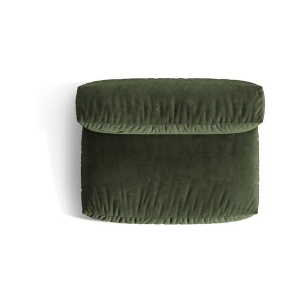 Žalios spalvos iš velveto modulinė sofos dalis (modulinė) Martina – Micadoni -image-4