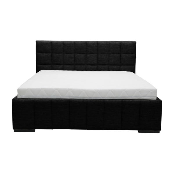 Juoda dvigulė lova Mazzini Beds Dream, 140 x 200 cm-image-1