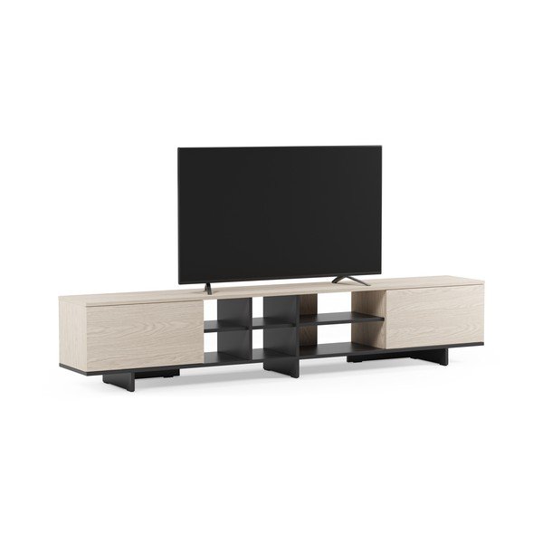 Juodos spalvos TV spintelė 230x44x36 cm Cequoia – Marckeric-image-2
