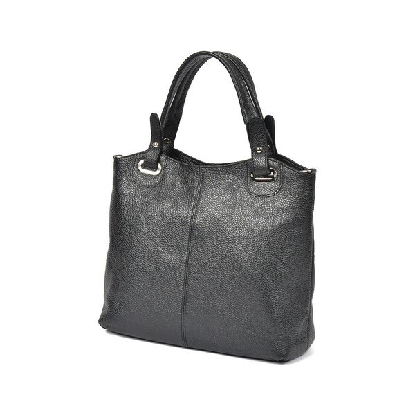 Juoda odinė rankinė Luisa Vannini Tote-image-3
