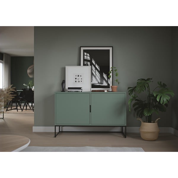 Žalia indauja su juodomis metalinėmis kojomis Tenzo Lipp-image-1