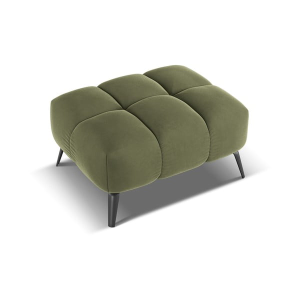 Žalios spalvos iš velveto taburetė Nalu – Makamii-image-3