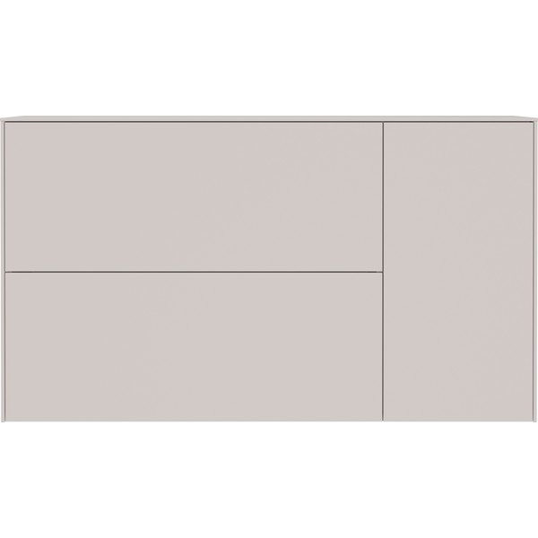 Kreminės spalvos pakabinama spintelė batams 137x78x41 cm – Germania-image-3