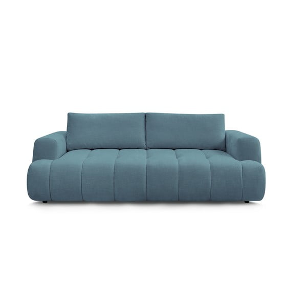Mėlynos spalvos sulankstoma/su sandėliavimo vieta sofa 251 cm Fuji – Bobochic Paris