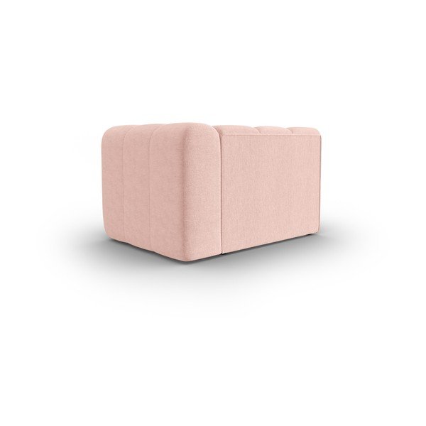 Modulinė sofa rožinės spalvos (su dešiniuoju kampu) Lupine – Micadoni Home-image-3