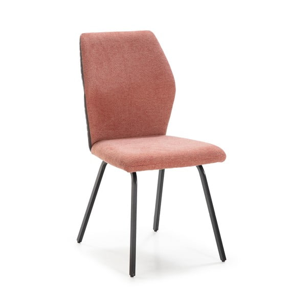 4 rausvos spalvos valgomojo kėdės Pol - Marckeric