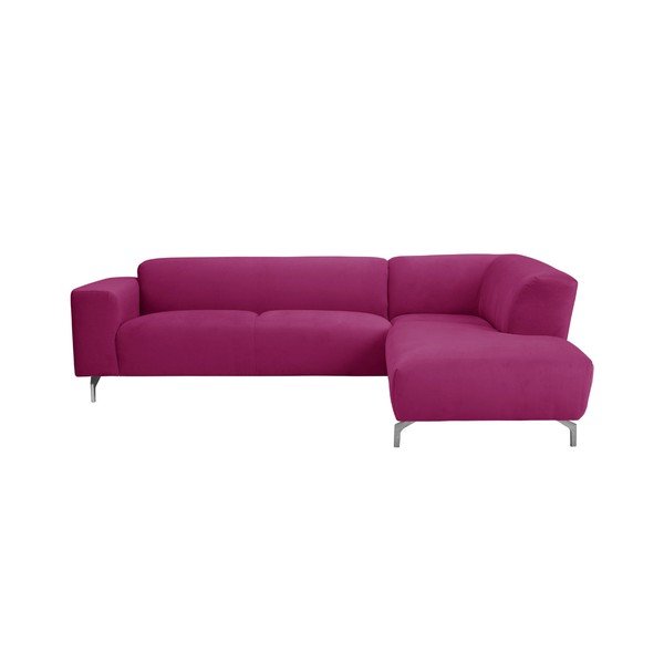 Rožinė kampinė sofa "Windsor & Co" Sofos "Orion" dešinysis kampas